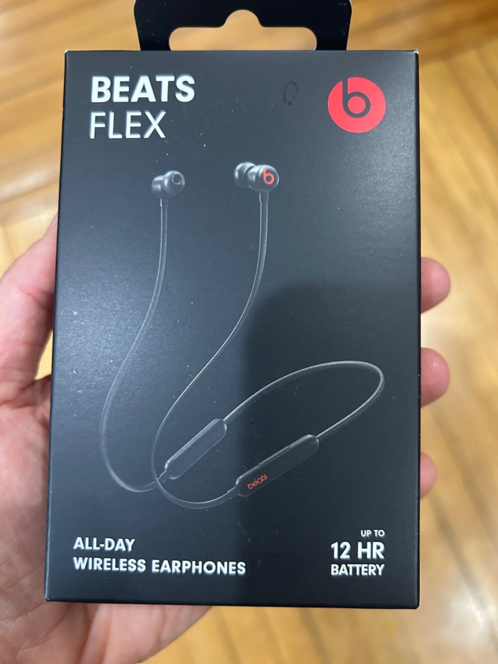 Beats by Dre Beats Flex Wireless Earbuds - Black with Red Logo